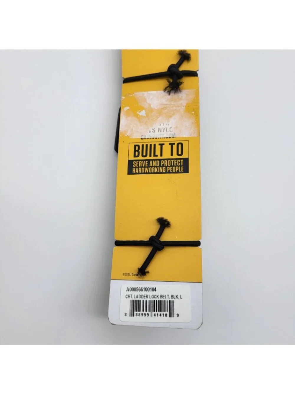 NEW Carhartt Nylon Webbing Ladder Lock Belt Youth Black Size L 26-28 waist